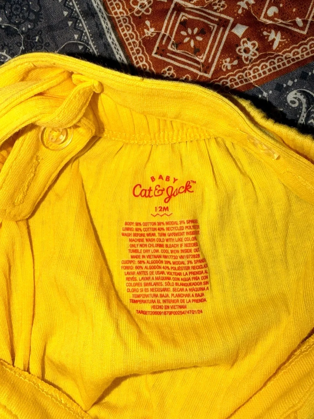 Cat & Jack bright yellow